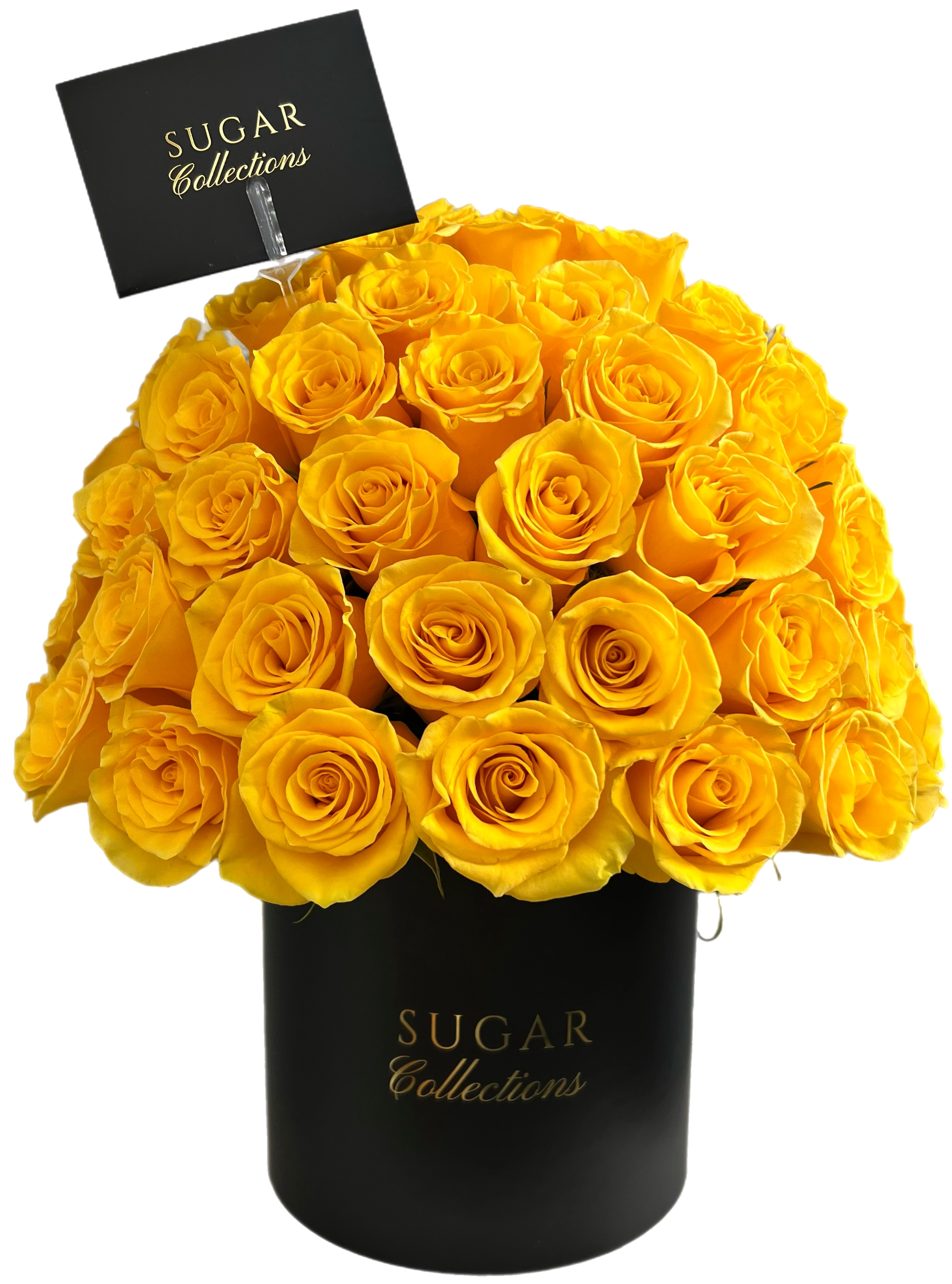 Rose Round Box - Black