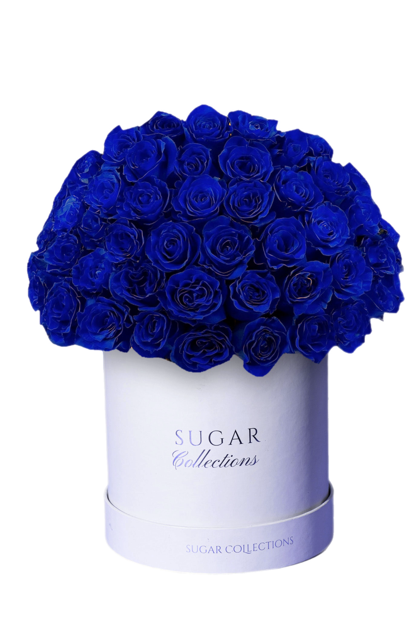 Rose Round Box - White