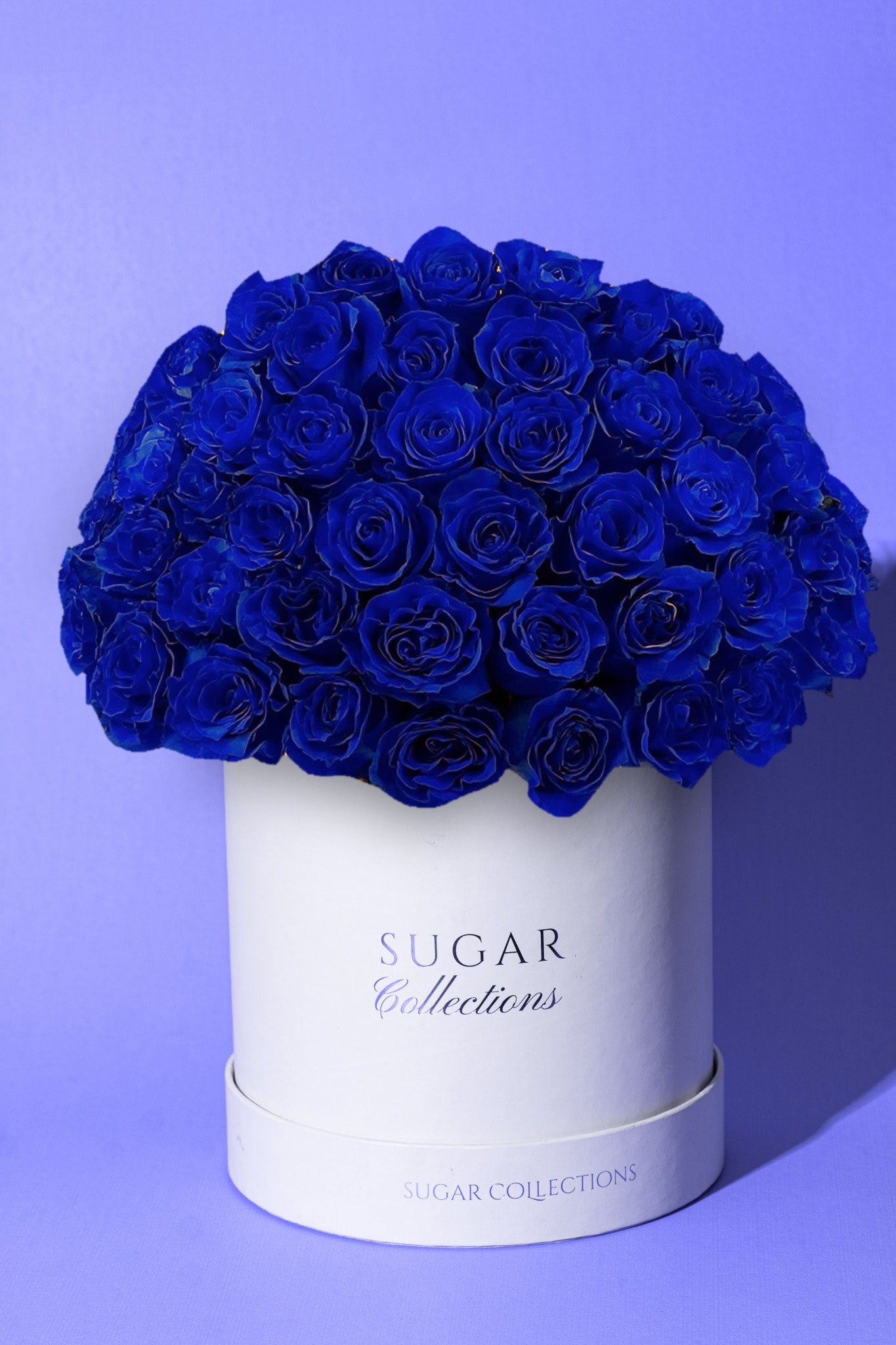 Rose Round Box - White