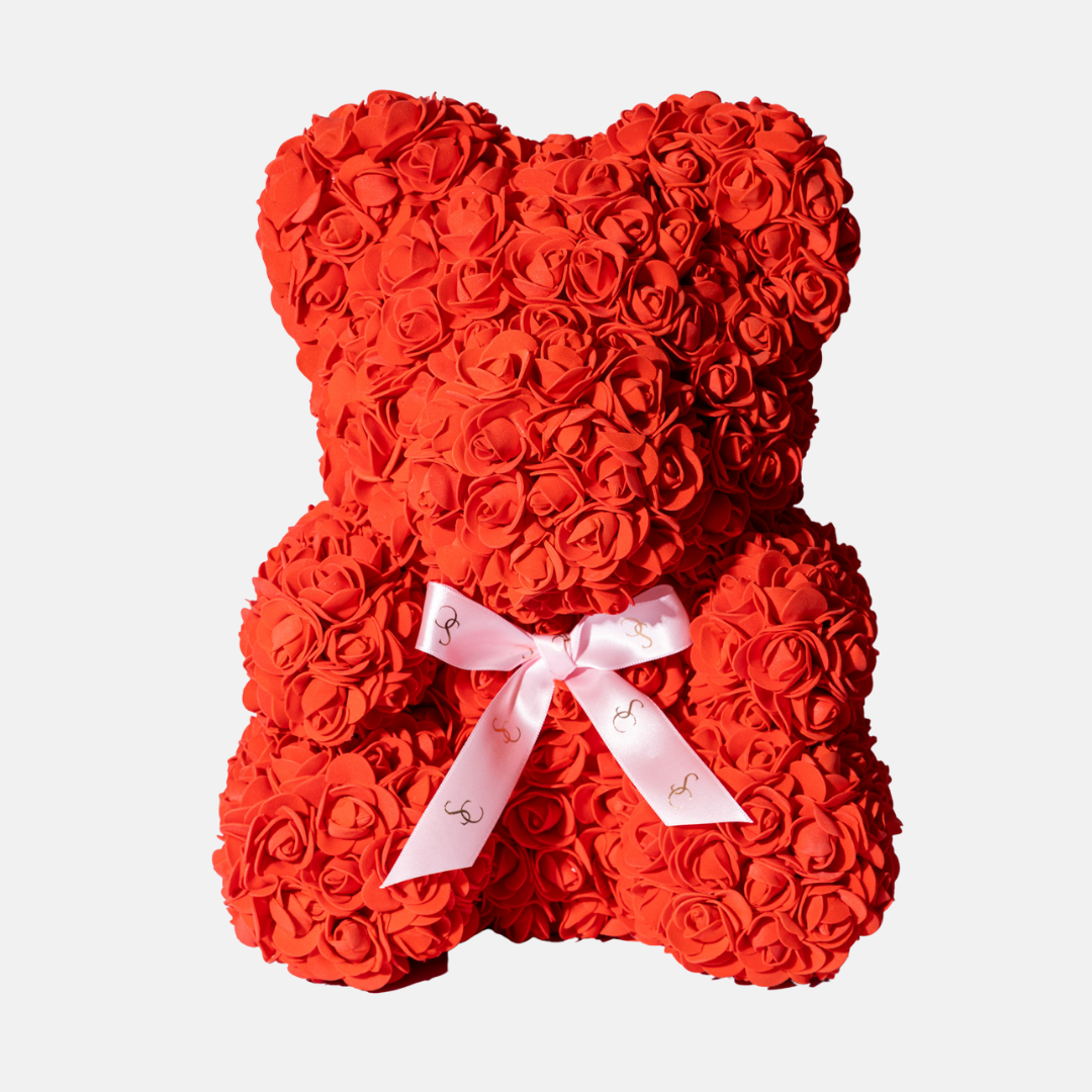 Rose Bear - Red