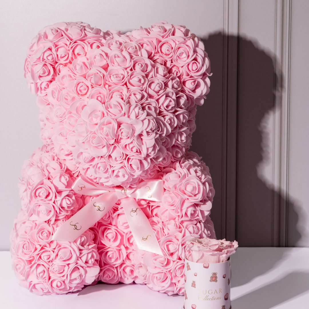 Pink Rose Bear