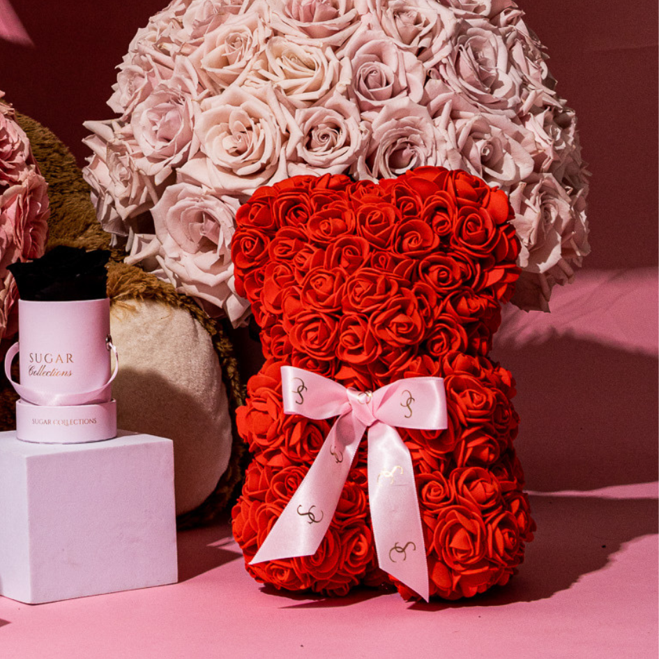 Rose Bear - Red